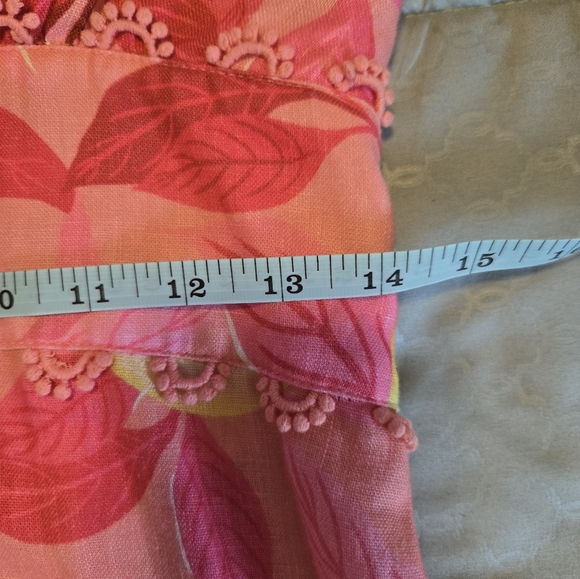 FARM Rio Pink and Yellow Midi Dress - Picture 10 of 13